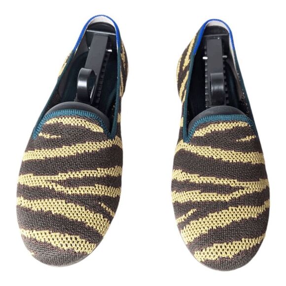 ROTHY'S  The Loafer In Chai Zebra Size 8 - Picture 4 of 10